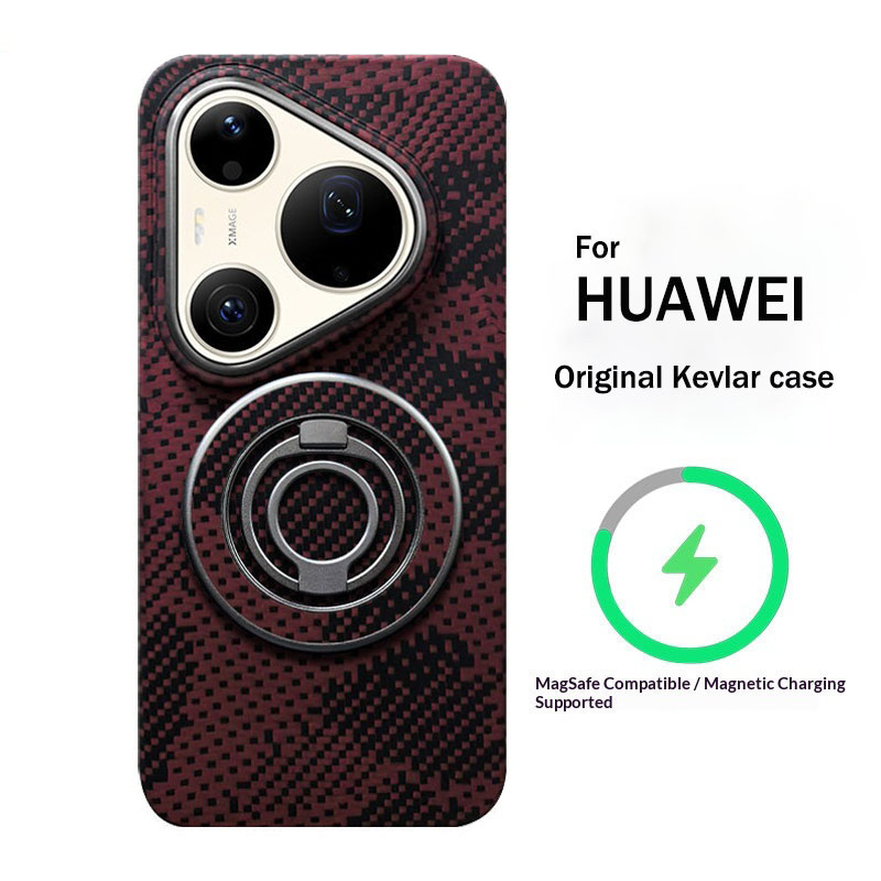 Huawei Pura 70 - Kevlar aramid fiber telefon kılıfı Huawei