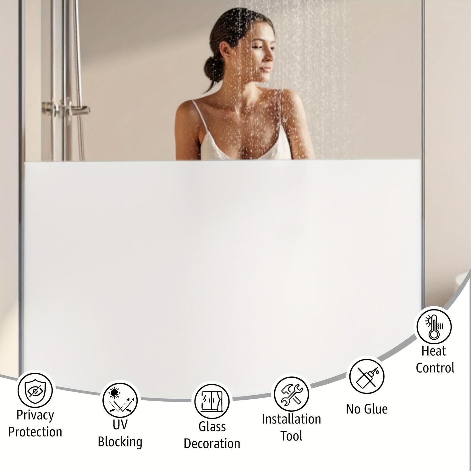 Beyaz Buzlu Gizlilik Pencere F - Privacy Screen Protector incelemesi ve fiyatı